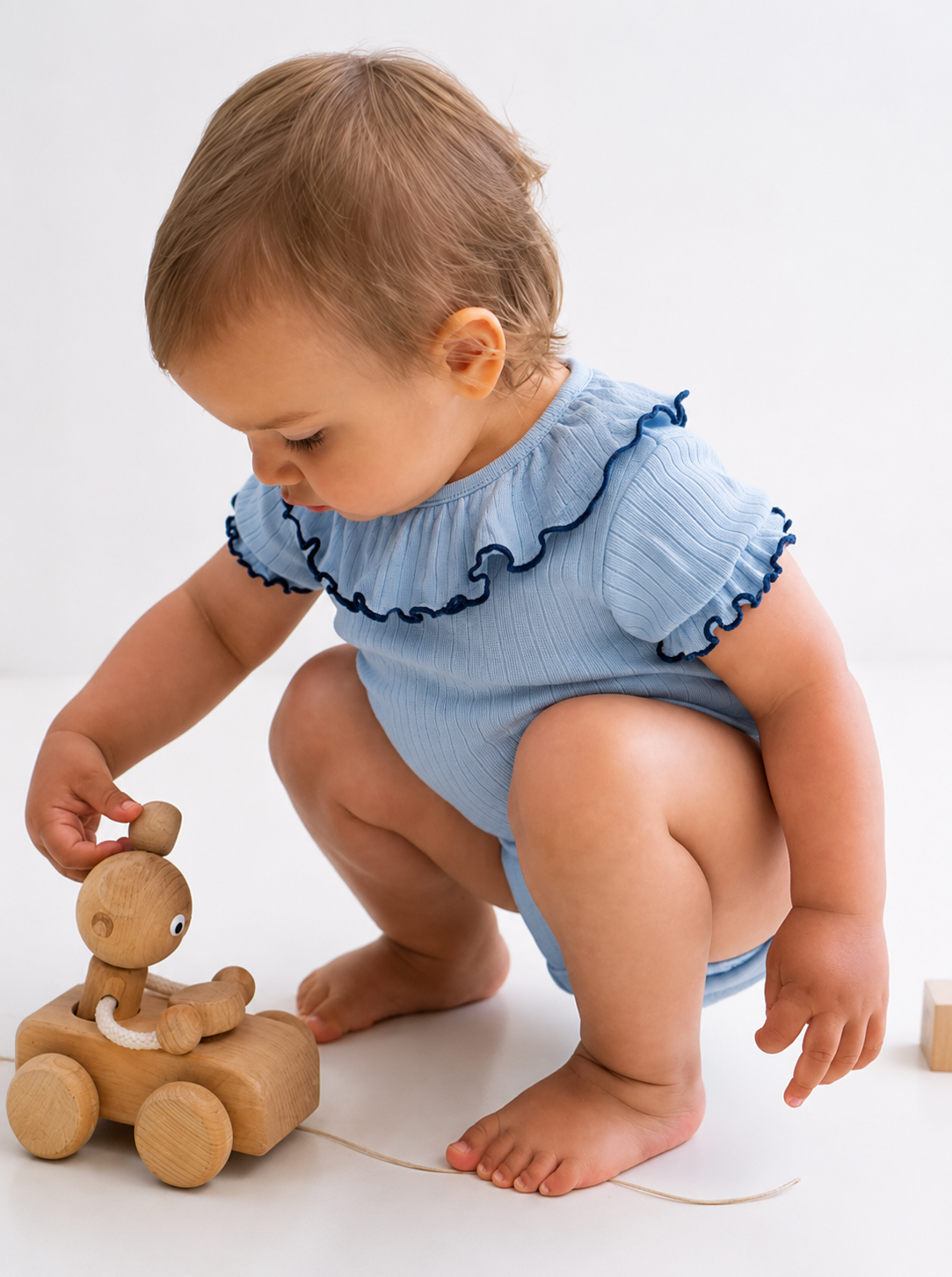 Body Bébé 100% Coton | Col à Volants