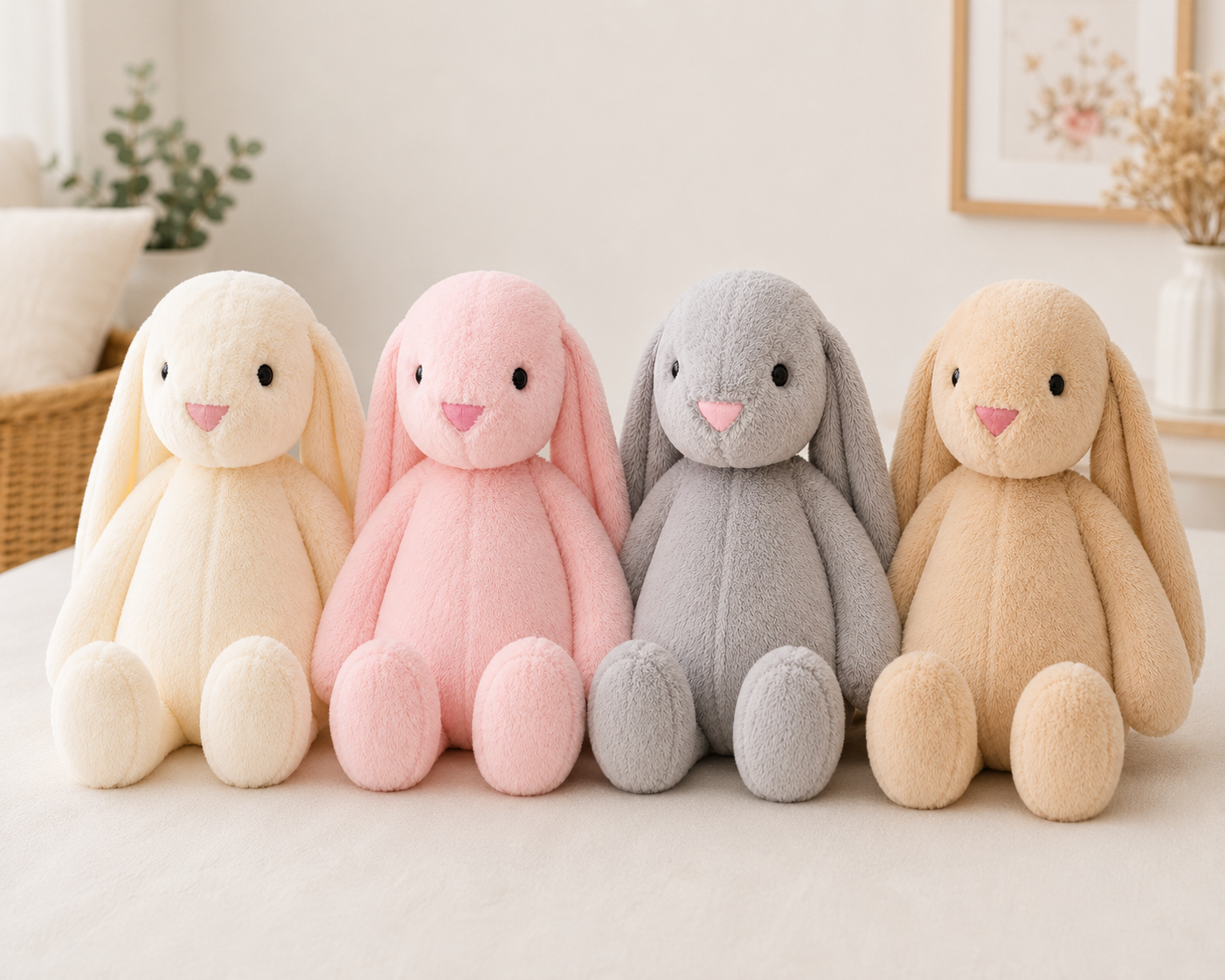 Peluche Lapin Douce 30cm – Jouet en Peluche pour Enfants