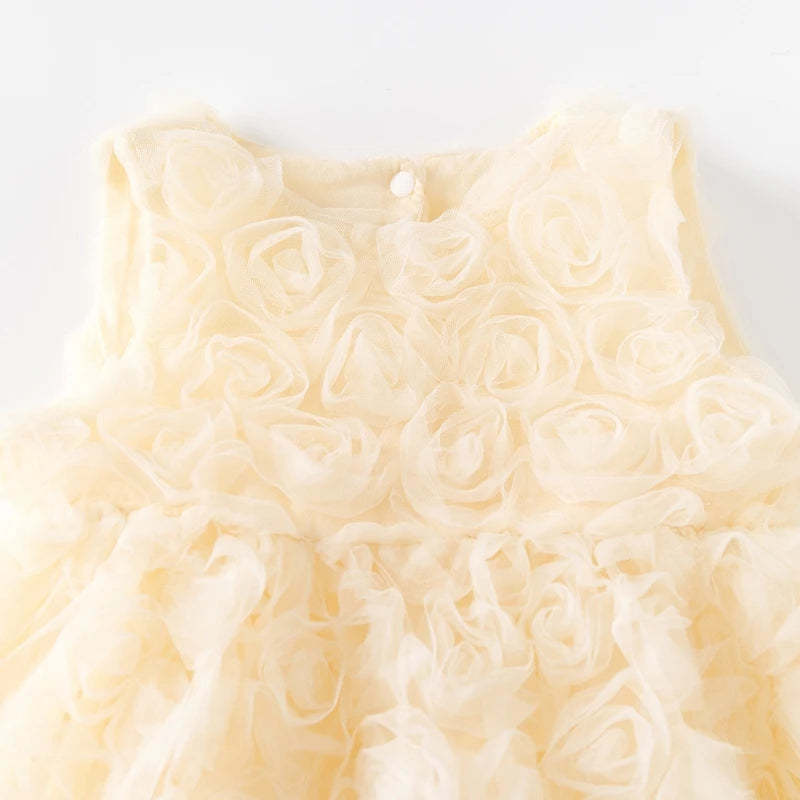 Robe Bébé Fille Baptême Mariage Fleurs Coton 6-24 Mois | LittleBunz