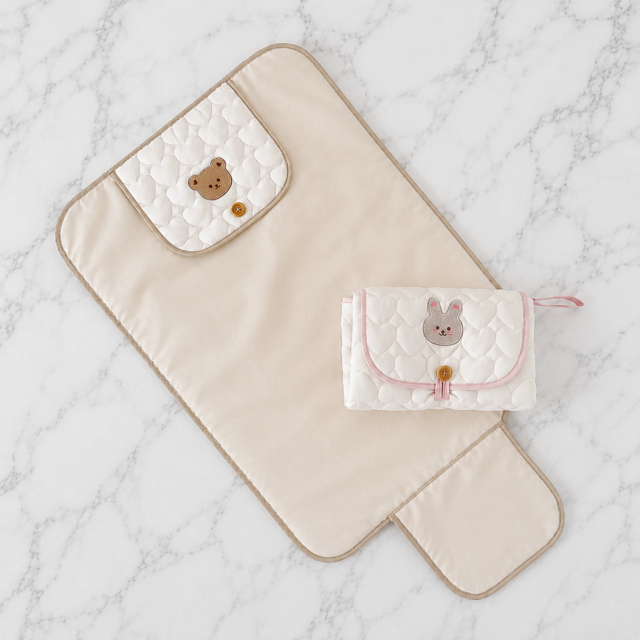 Tapis à langer portable et pliable pour bébé – Imperméable & Léger | LittleBunz