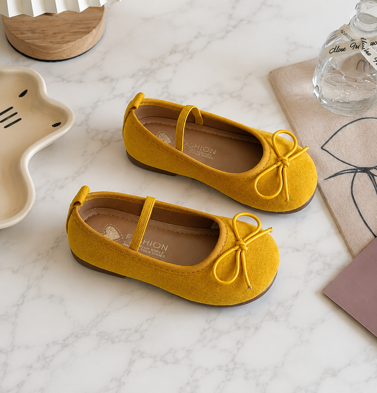 Ballerines en Cuir Souple – Style Parisien pour Filles | Ballerine Sandra | pointures 23 à 36