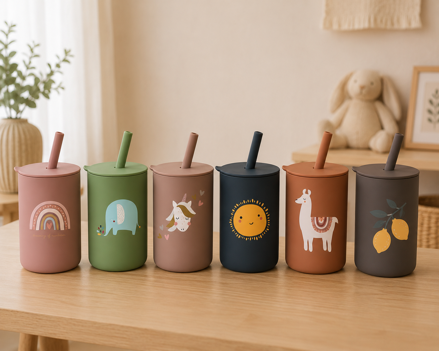 Tasse en Silicone pour Bébé | Anti-Déversement & Sans BPA