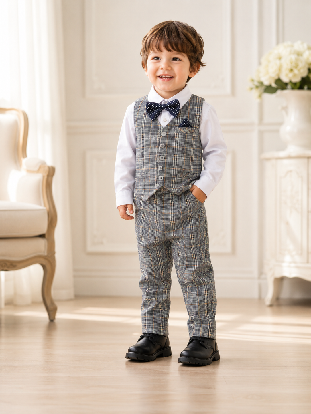 Costume Théodore | Pour bébé garçon |Baptême, Anniversaire & Grandes Occasions