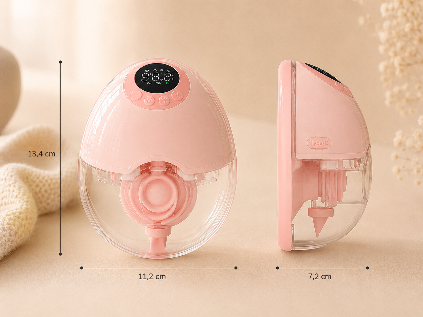 Tire-lait electrique portable sans fil sans BPA – Bride silicone | LittleBunz