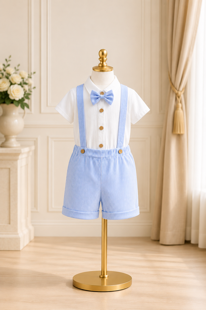 Ensemble Louis| Ensemble de cérémonie pour bébé garçon – Baptême, Anniversaire & Grandes Occasions