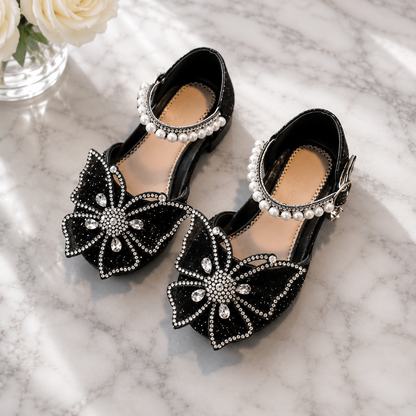 Sandales d'été pour filles, chaussures papillon à paillettes | Sandales Emma  | Tailles EU 21-35