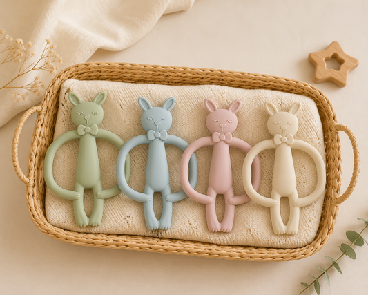 Anneau de Dentition en Silicone pour Bébé – littlebunz