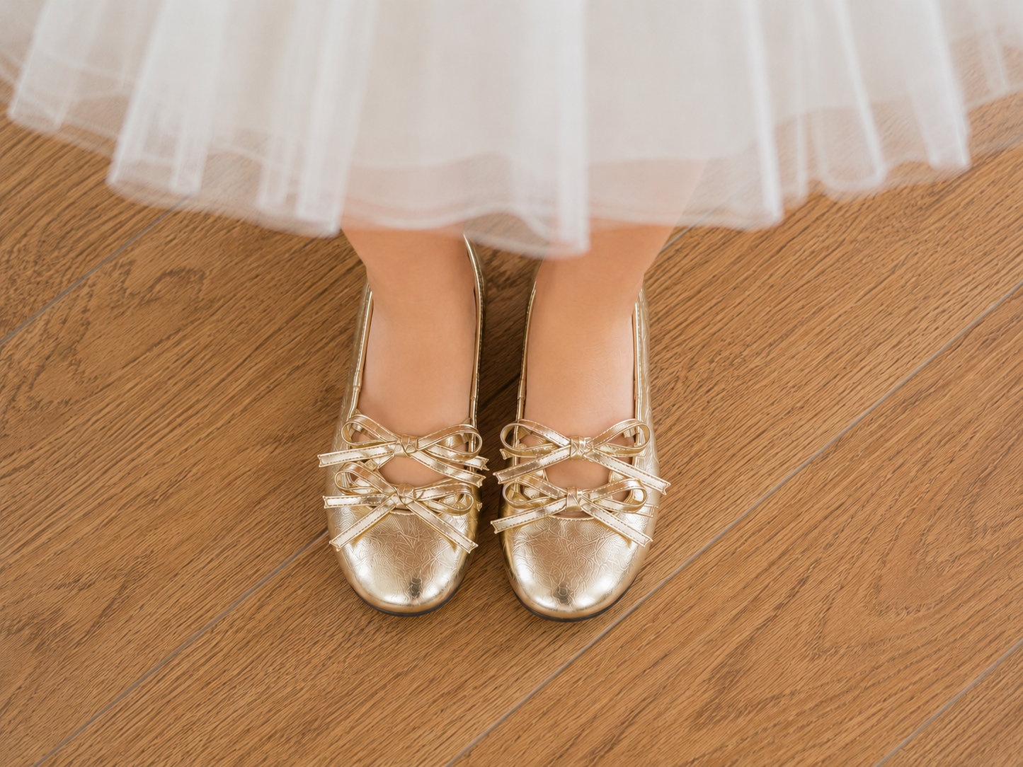 Chaussures de Spectacle en Cuir PU pour Filles – Bout Carré & Double Bride  | Ballerines Caroline | pointures 23 à 36|
