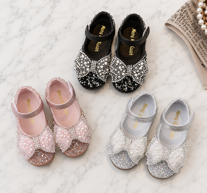 Ballerines Princesse Strass à Nœud Fille | Ballerines Éloise | Pointures 21–36
