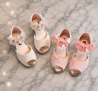 Sandales à Fleurs pour Filles — Chaussures de Princesse Légères | Sandales Joleen | pointures 22 à 31