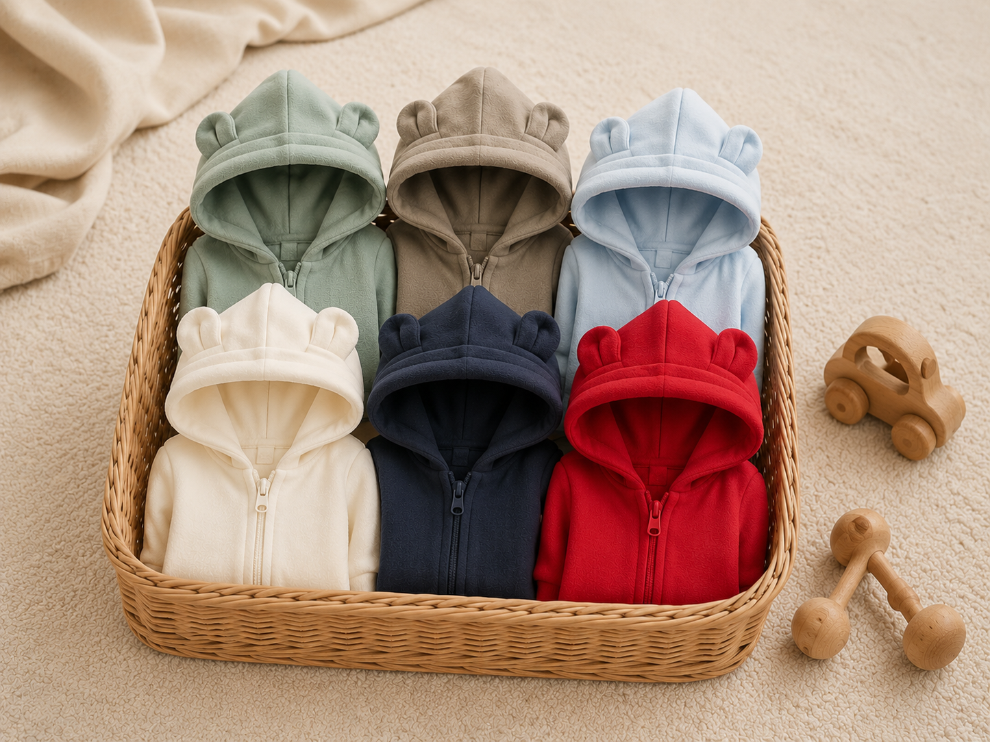 Combinaison Bébé Automne Hiver – Grenouillère Chaude & Douce