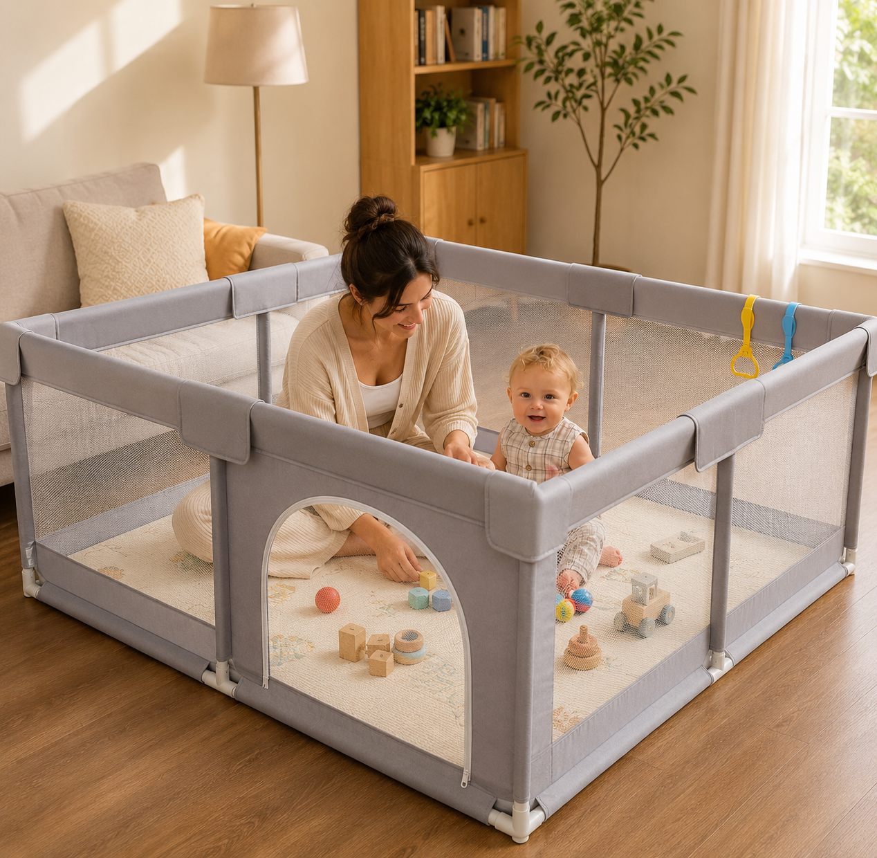 Parc bébé littlebunz | Sécurisé et Modulable