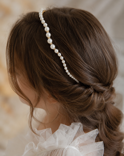 Bandeau Perle Fille — Serre-tête Princesse