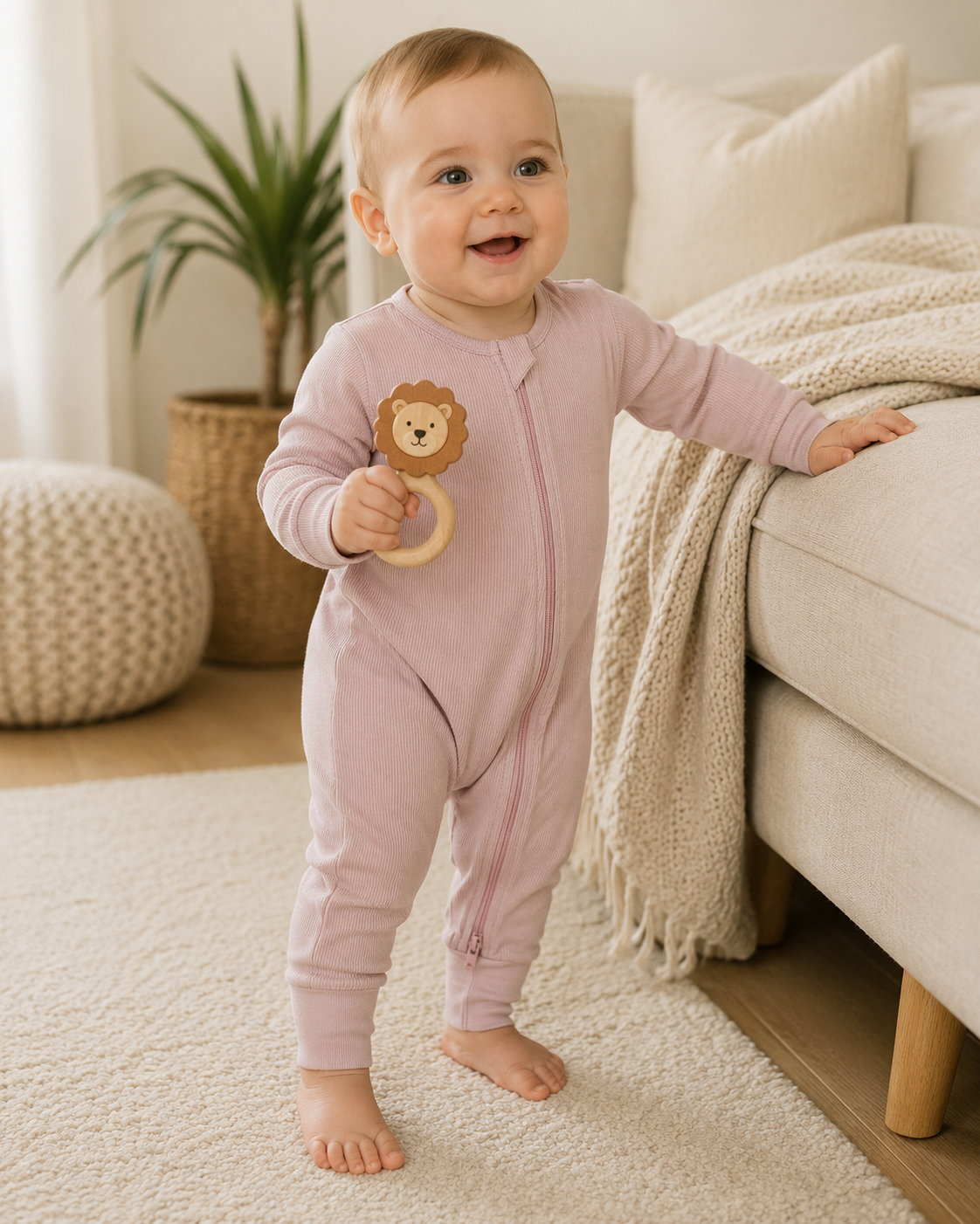 Grenouillère Bébé Tout-en-Un – Combinaison Douce 0-24 Mois |