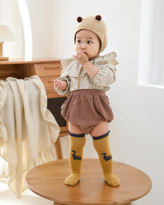 Chaussettes Hautes Antidérapantes pour Bébé – Confort & Sécurité