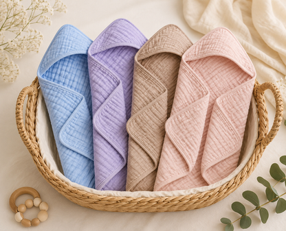 Serviette de Bain à Capuche Bébé –  Ultra Douce & Absorbante | LittleBunz