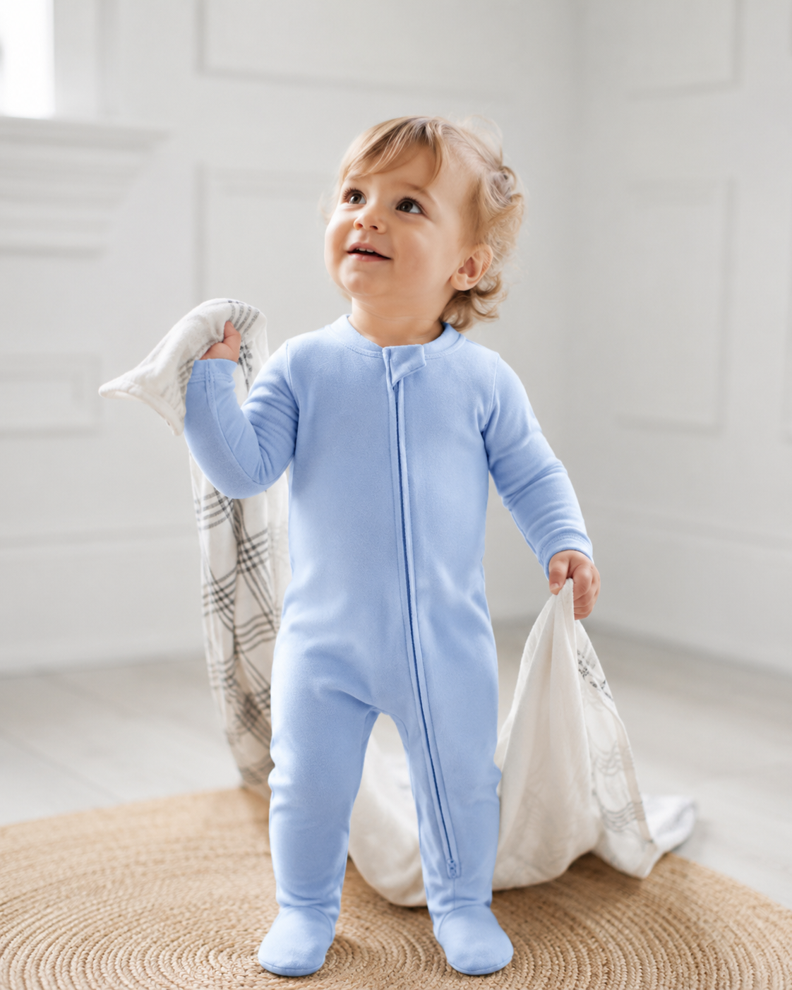 Combinaison Bébé avec zip | Douce & Respirante