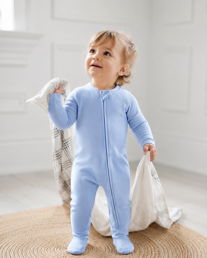 Combinaison Bébé avec zip | Douce & Respirante