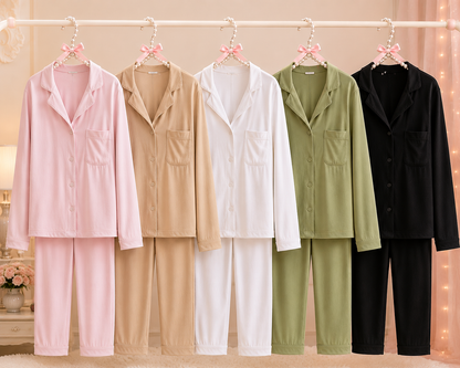 Ensemble Loungewear Maman | Pantalon Droit Confortable à la Maison