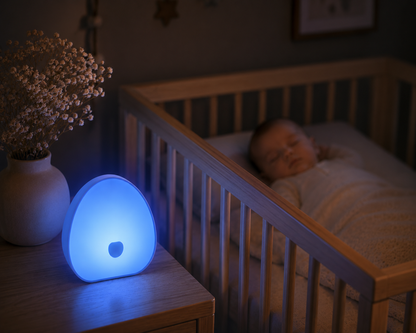 Veilleuse bruit blanc RGB rechargeable – Lampe sommeil bebe | LittleBunz