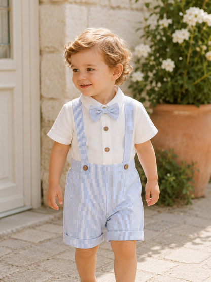 Ensemble Louis| Ensemble de cérémonie pour bébé garçon – Baptême, Anniversaire & Grandes Occasions