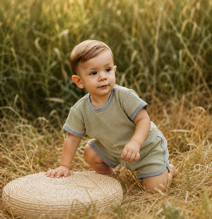 Ensemble T-shirt & Short Bébé| 100%Coton | LittleBunz