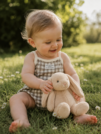 Ensemble 2 pièces Body Bébé Imprimé – Barboteuse Sans Manches en Coton