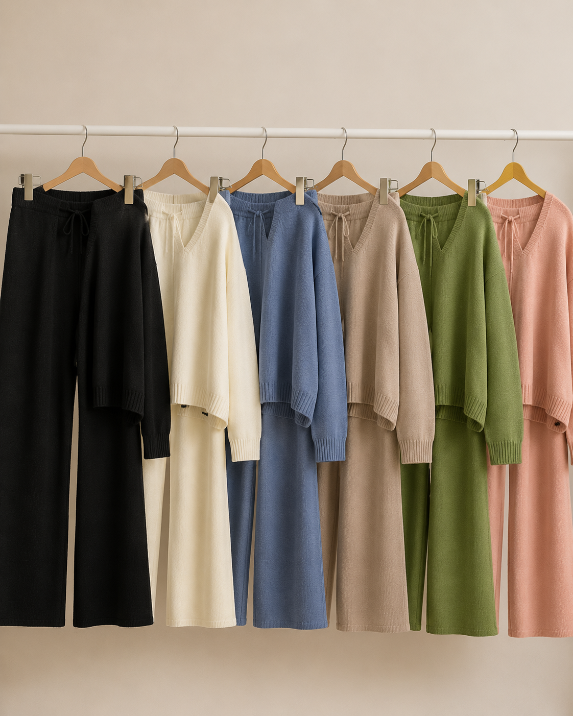 Ensemble Pull 2 Pièces Oversize Femme – Tenue Cosy & Tendance | LittleBunz