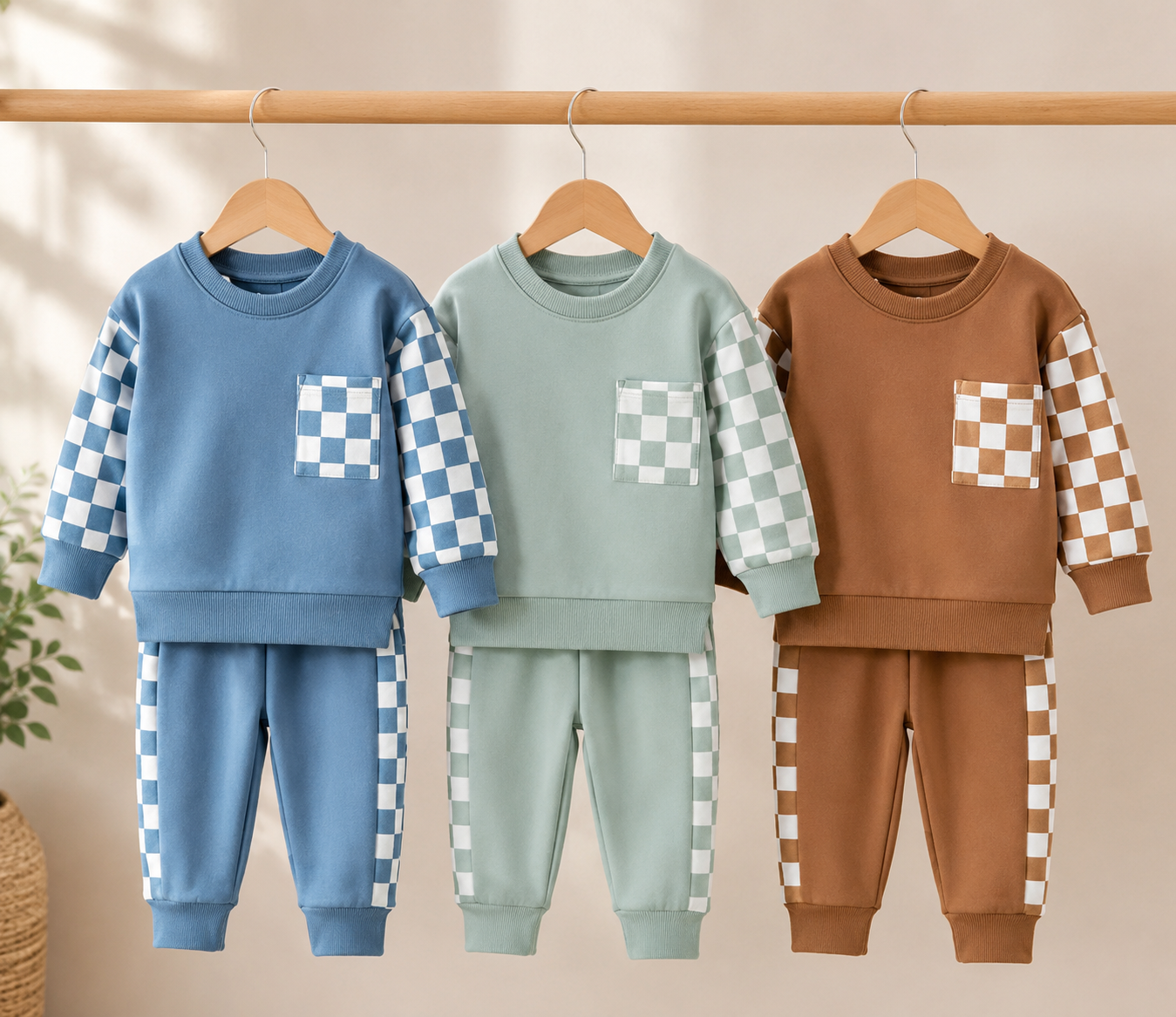 Ensemble Patchwork À Carreaux – Tendance | LittleBunz