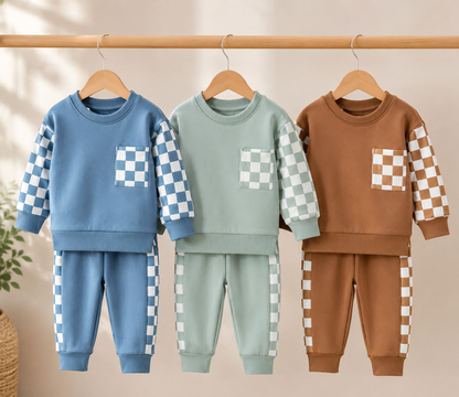 Ensemble Patchwork À Carreaux – Tendance | LittleBunz