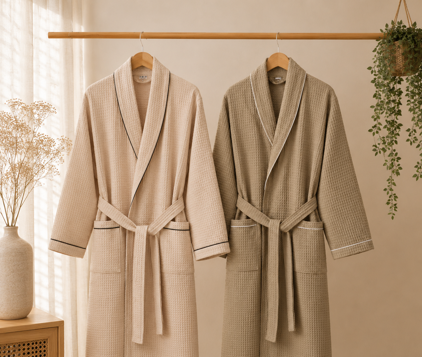 Peignoir Kimono Maman | Coton Gaufré | Toutes Saisons|LittleBunz
