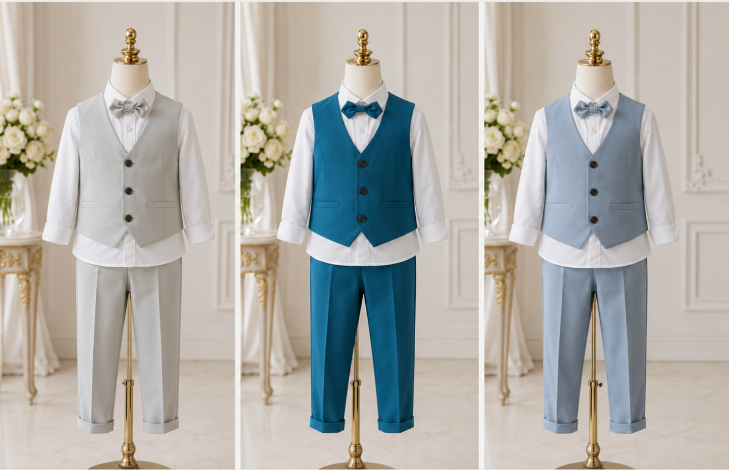 Costume Baptême Louis | Ensemble Smoking pour Bébé Garçon