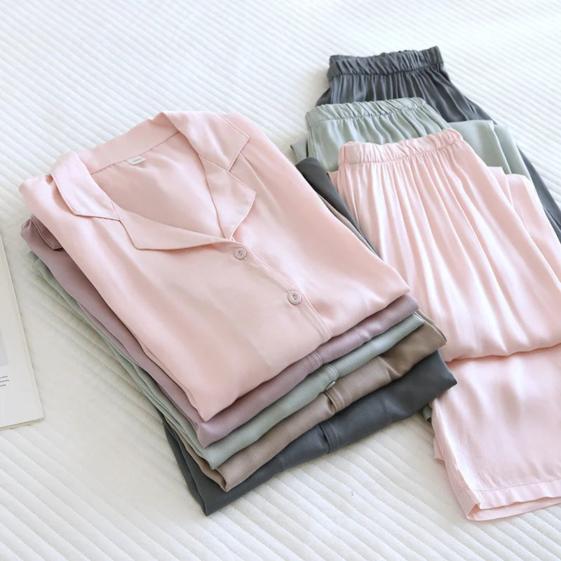 Pyjama Satiné Manches Longues | LittleBunz