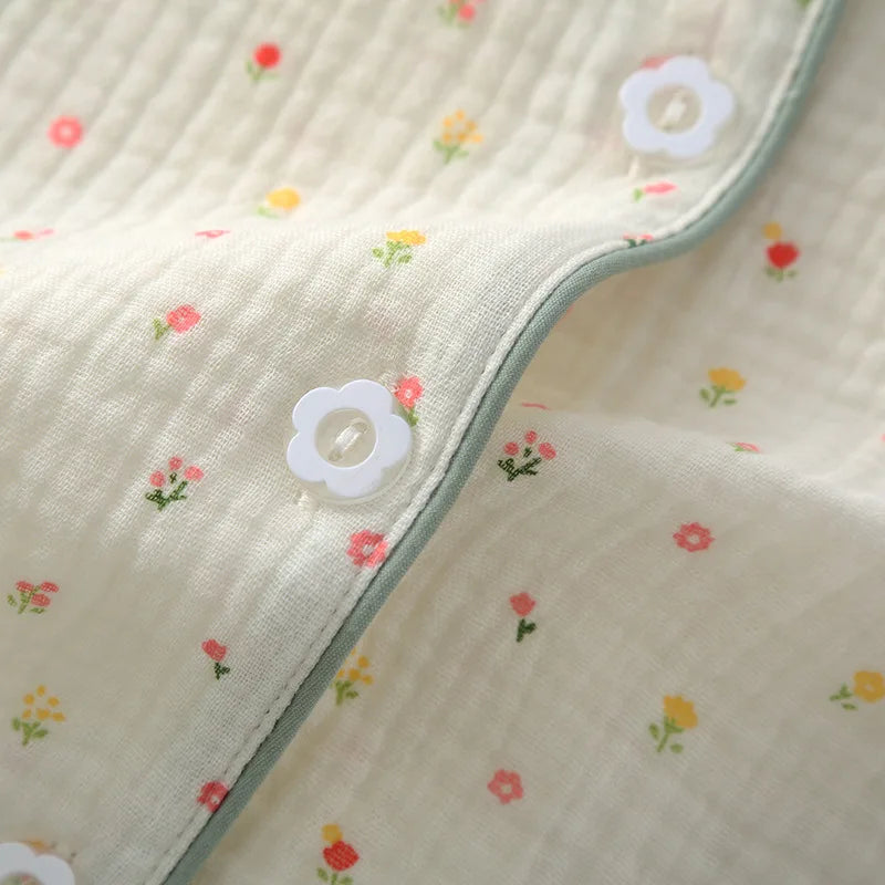 Ensemble Pyjama 3 Pièces Maman | Coton Doux & Motifs Fleuris – LittleBunz