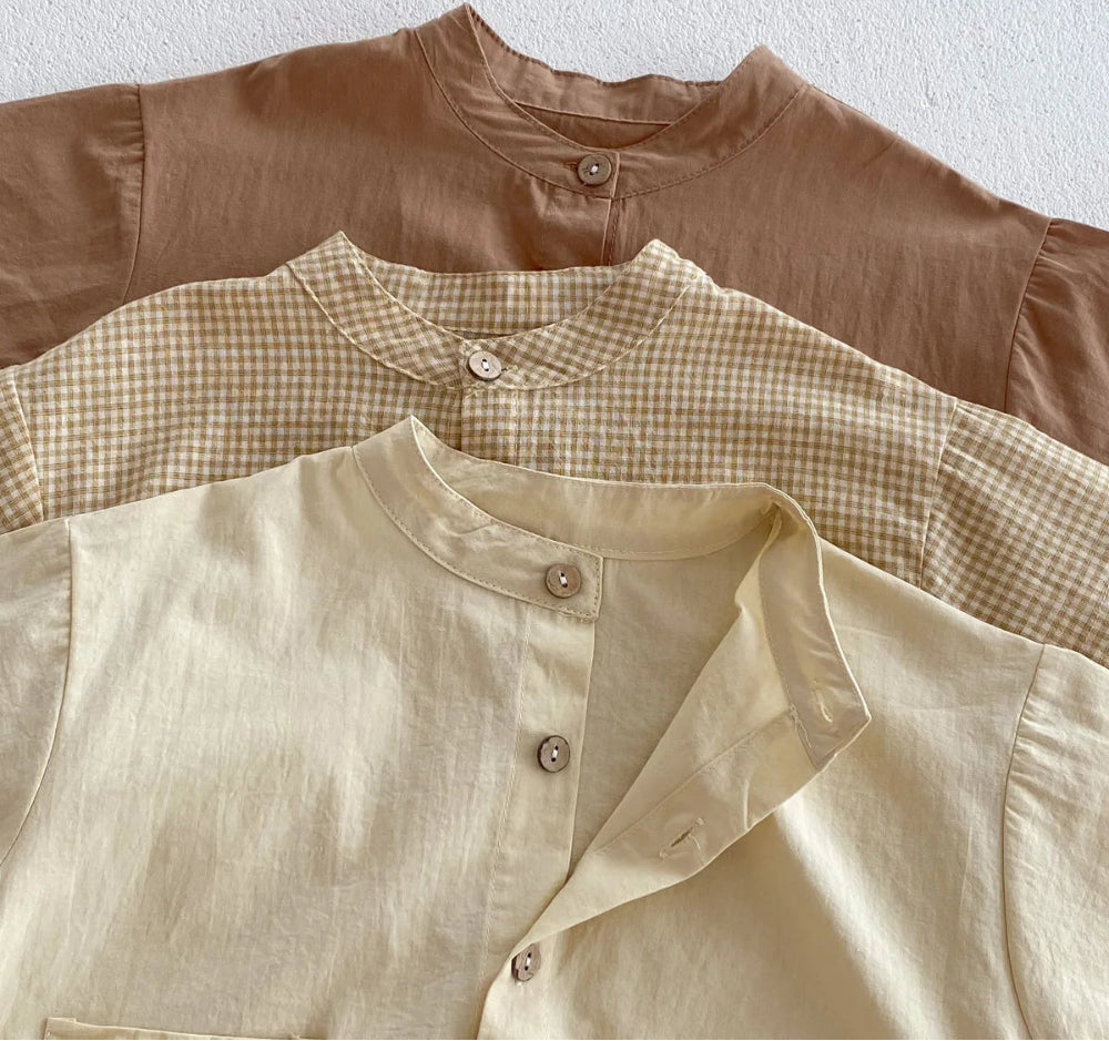 Ensemble 2 Pièces Enfant | Chemise & Short |LittleBunz | 12mois à 5 ans