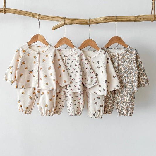 Ensemble Deux Pièces en Coton Unisexe