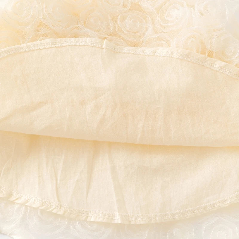 Robe Bébé Fille Baptême Mariage Fleurs Coton 6-24 Mois | LittleBunz