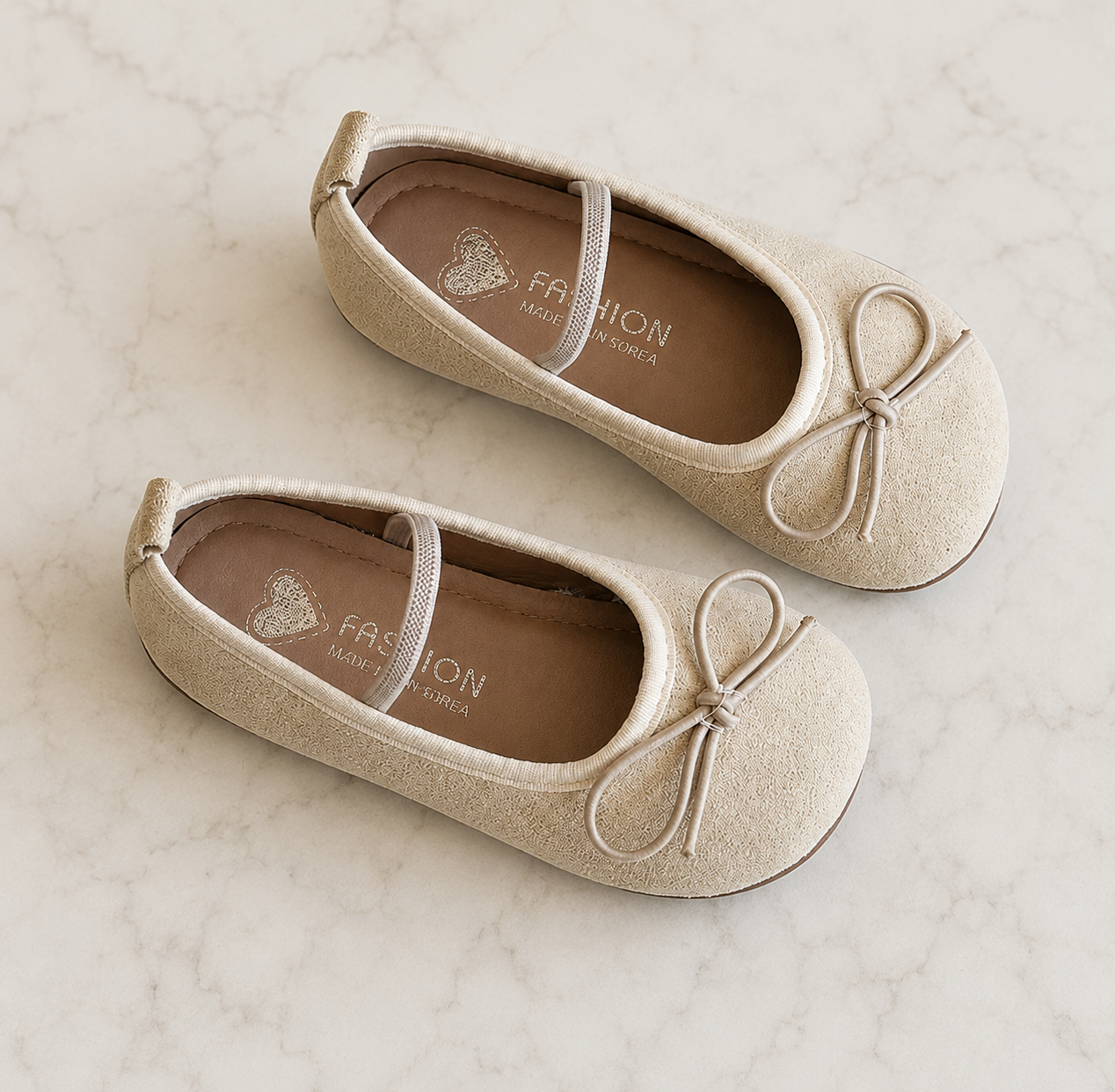 Ballerines en Cuir Souple – Style Parisien pour Filles  |  Ballerine Sandra | pointures 23 à 36