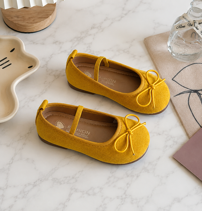 Ballerines en Cuir Souple – Style Parisien pour Filles  |  Ballerine Sandra | pointures 23 à 36