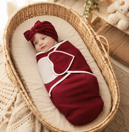 Ensemble Emmaillotage Bébé Printemps – Couverture & Bonnet Assortis