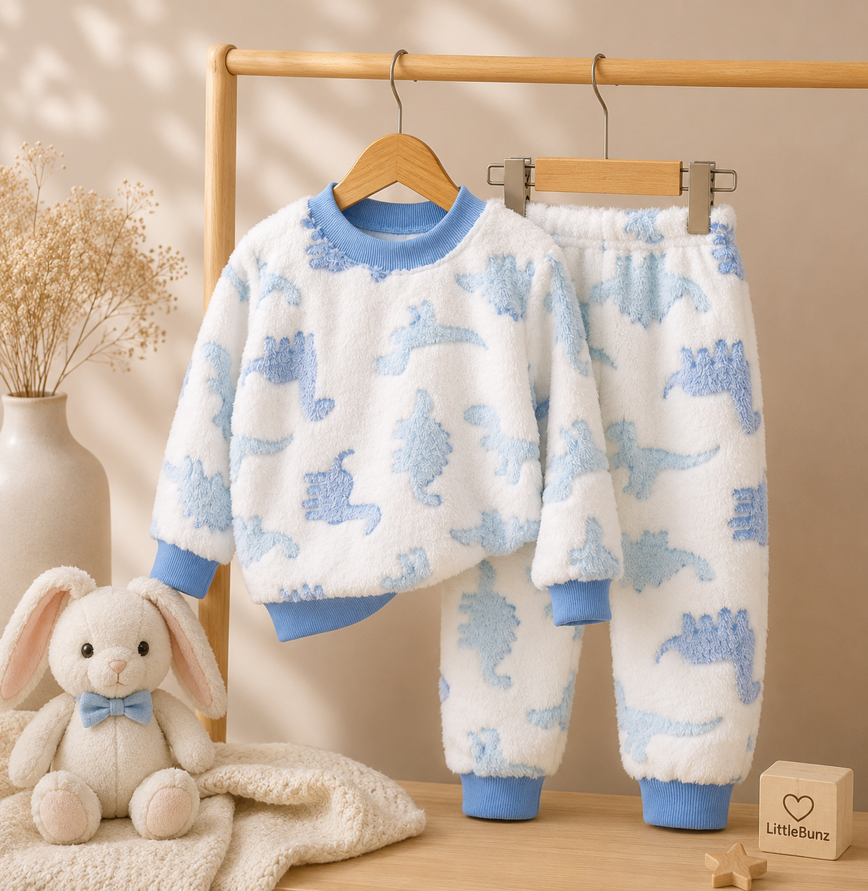 Ensemble Pyjama Enfant | Flanelle Douce | LittleBunz| 6mois à 3 ans