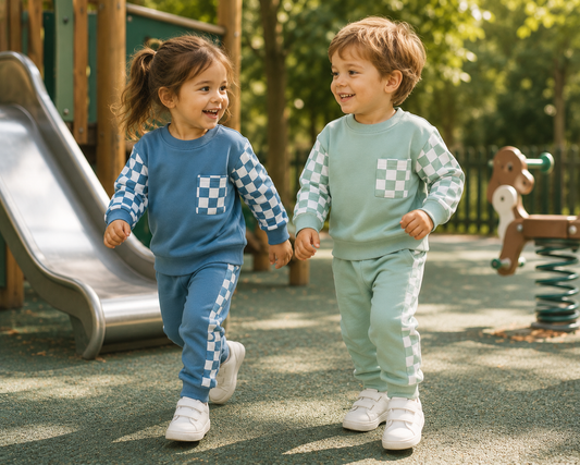 Ensemble Patchwork À Carreaux – Tendance | LittleBunz
