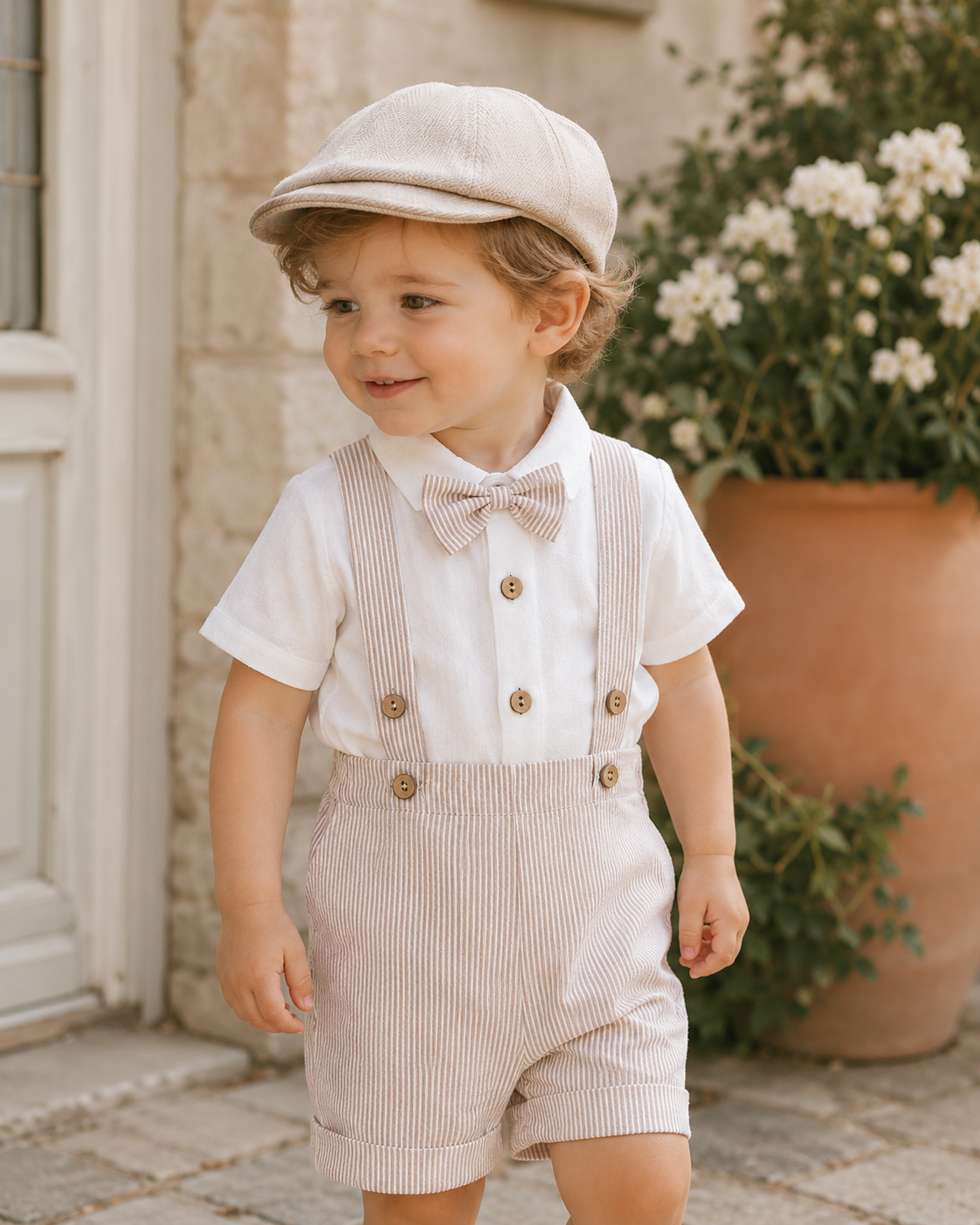 Ensemble Louis| Ensemble de cérémonie pour bébé garçon – Baptême, Anniversaire & Grandes Occasions