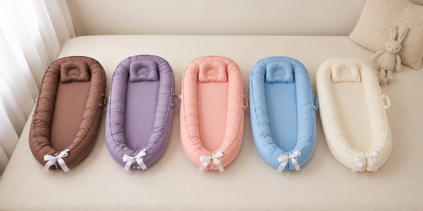 Nid Bébé Cocon – Réducteur de Lit Doux et Confortable