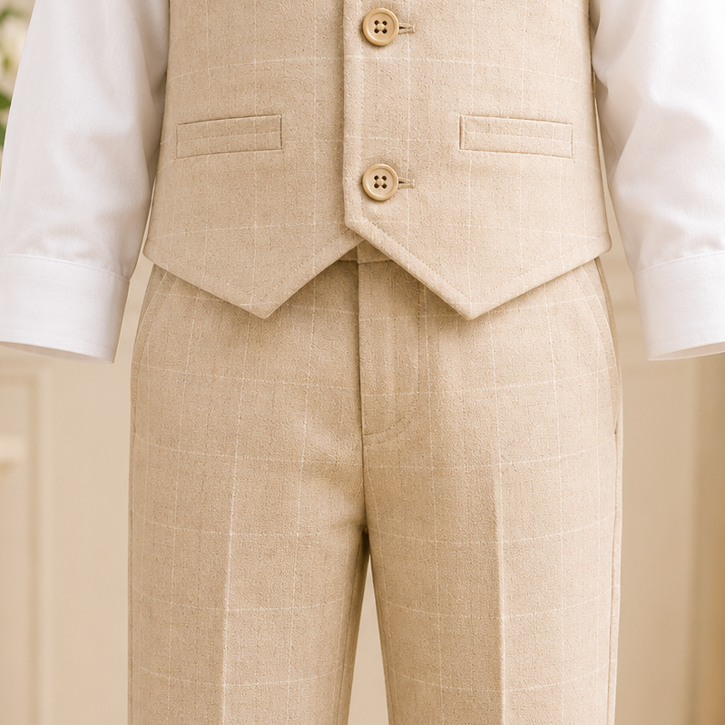 Ensemble Augustin| Tenue de cérémonie pour garçon – Mariage, Baptême & Grandes Occasions